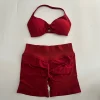 Impact Yoga Gym Set Women Seamless Strappy Yoga Bra Top High Waist Workout Scrunch Shorts Sports Set Fitness Clothes Sportswear 5