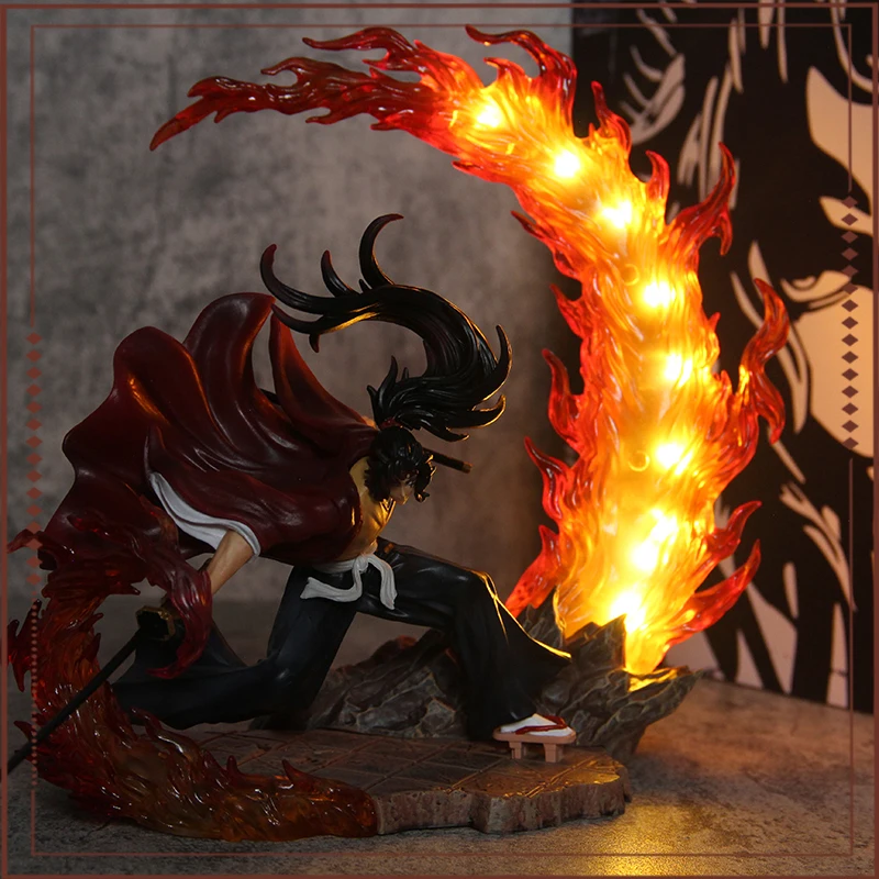 

Demon Slayer Anime Figure Tsugikuni Yoriichi Action Figure With Light 23cm Pvc Statue Figurine Model Doll Toy Christmas Gifts