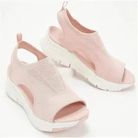 Casual Sport Sandals Plus Size Women's Shoes Summer 2023 Comfort Women Beach Wedge Sandals Women Platform Sandals Roman Sandals - Image 3