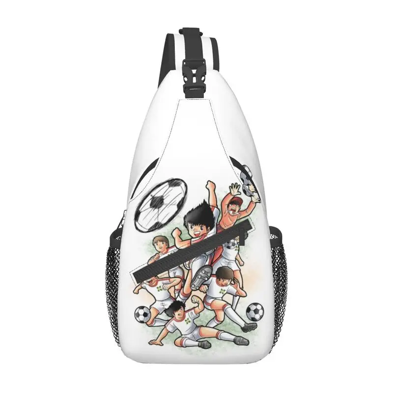 Classic Anime Captain Tsubasa Sling Bag Per Uomo Japan Football Manga Shoulder Chest Crossbody Backpack Travel Escursionismo Daypack