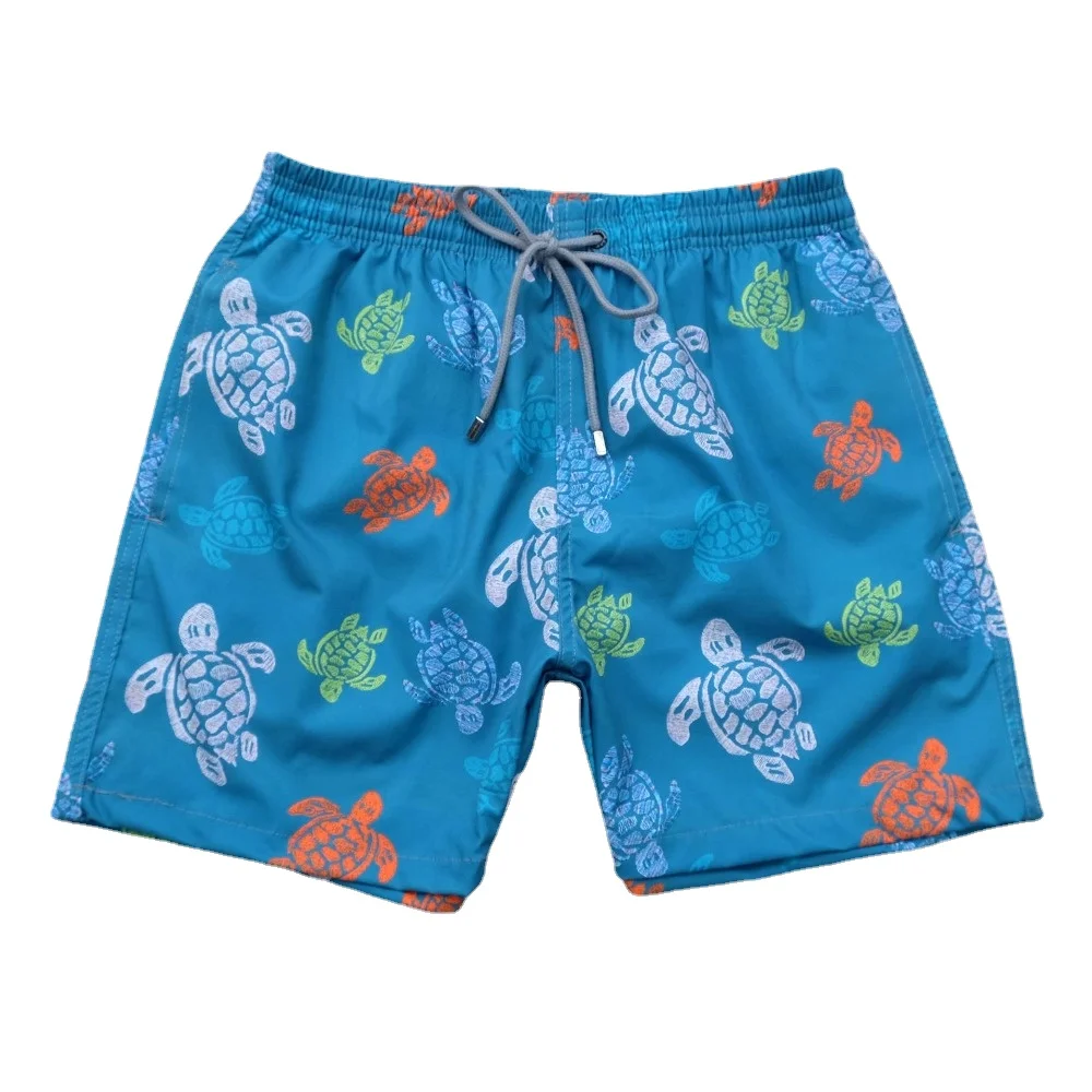 Wholesale Swimming Trunks for Men Cartoon Brand Turtle Beach Shorts  Quick Dry Swimsuits Man Bermuda Masculina Men Clothing