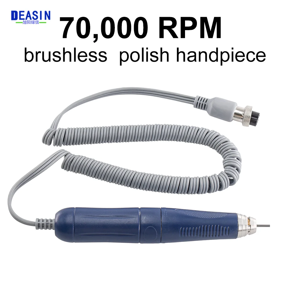 Dental 70,000RP Elektrische Mikromotor Polieren Handstück 2,35mmHP Nicht Carbon Bürstenlosen Gravur Maschine Griff Zahnmedizin Werkzeug