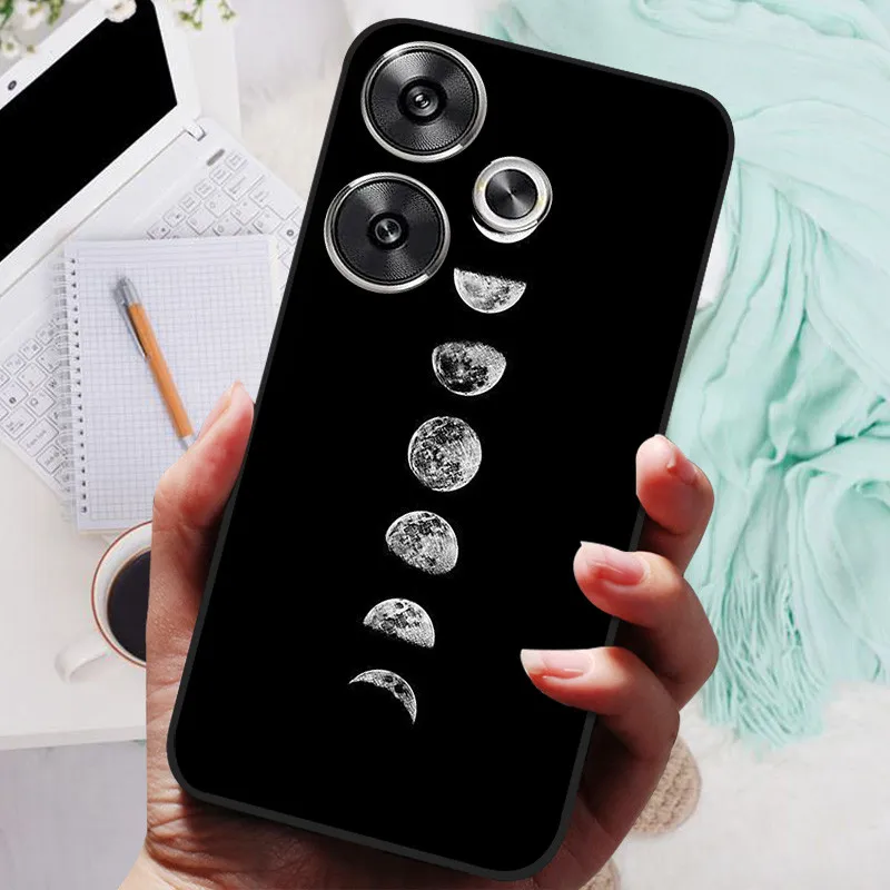 Lion Wolf Black Silicone Soft Case - Protective Phone Cover
