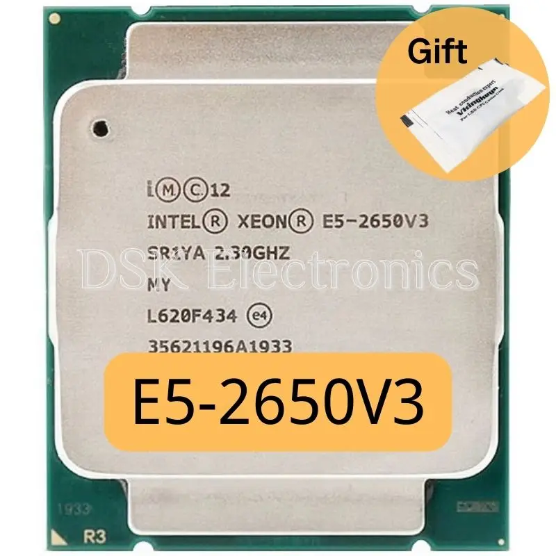 Processeur Intel Xeon E5-2650v3 - 10 Cœurs 2.30GHz - Cache 25Mo - Occasion