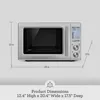 Smooth Wave Microwave,Brushed Stainless Steel,Sensor iQ technology and 15 in-built smart presets including Smart Cook,child lock 6