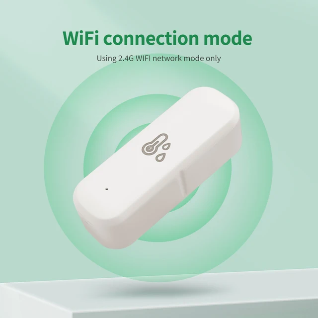 Tuya WiFi Temperature Humidity Sensor Home Automation Smart Life App Remote Control Monitoring With Alexa Google Home Voice 6