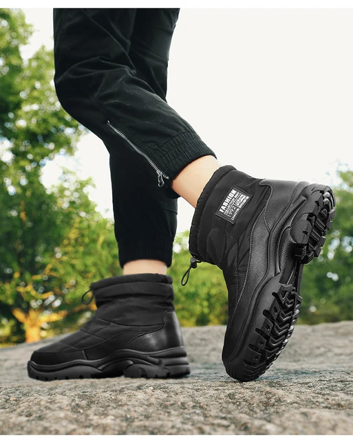 Snow Boots Schwarze Winter Sneaker ZeroC Åre Snow GTX Winter Boots