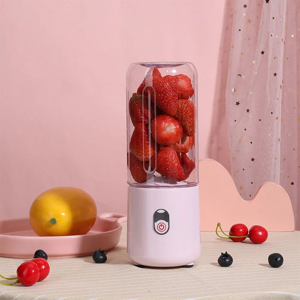 Description Picture 4 of item500ml Fruit Juicer USB Powered Portable Juicer Cup 120W Fruit Shakes Juicer Mixer Automatic Small Electric Juicer