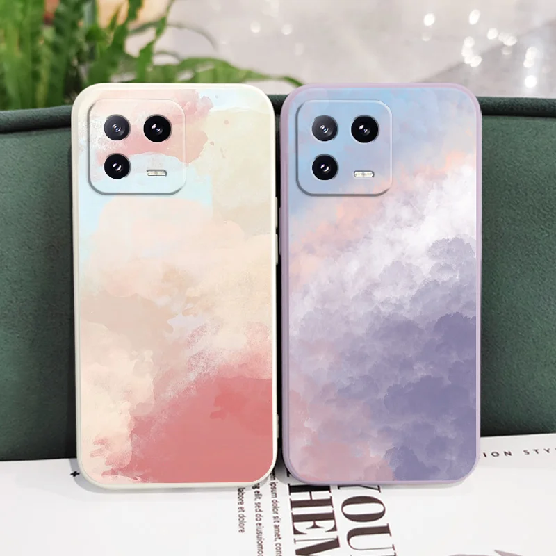 Premium Texture Toning Liquid Silicone Phone Case
