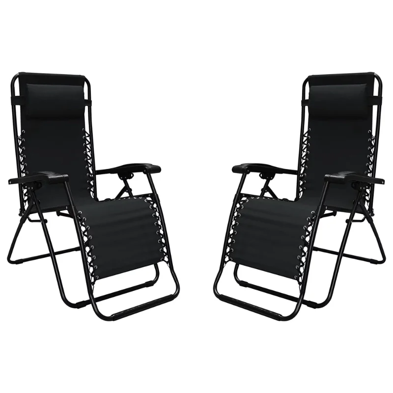 

Caravan Sports Zero Gravity Outdoo Black (Pair) lounge chair recliner chair lounge chair recliner chair outdoor lounge