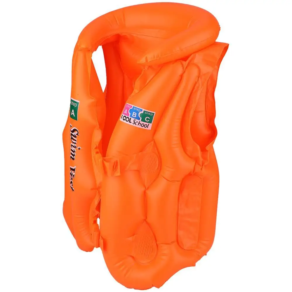 Summer Children Inflatable Swimming Life Jacket 3 Colors Buoyancy Safety Jackets Boating Drifting Lifesaving Vest Life Waistcoat life jacket