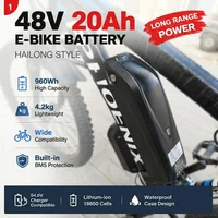 Batterie lithium pour vélo électrique 2026, nouvelle batterie Hailong originale 48V 20Ah haute puissance, compatible avec moteur tsdz8 250-1000w à huit côtés, avec chargeur, livraison rapide et sans taxes. 7