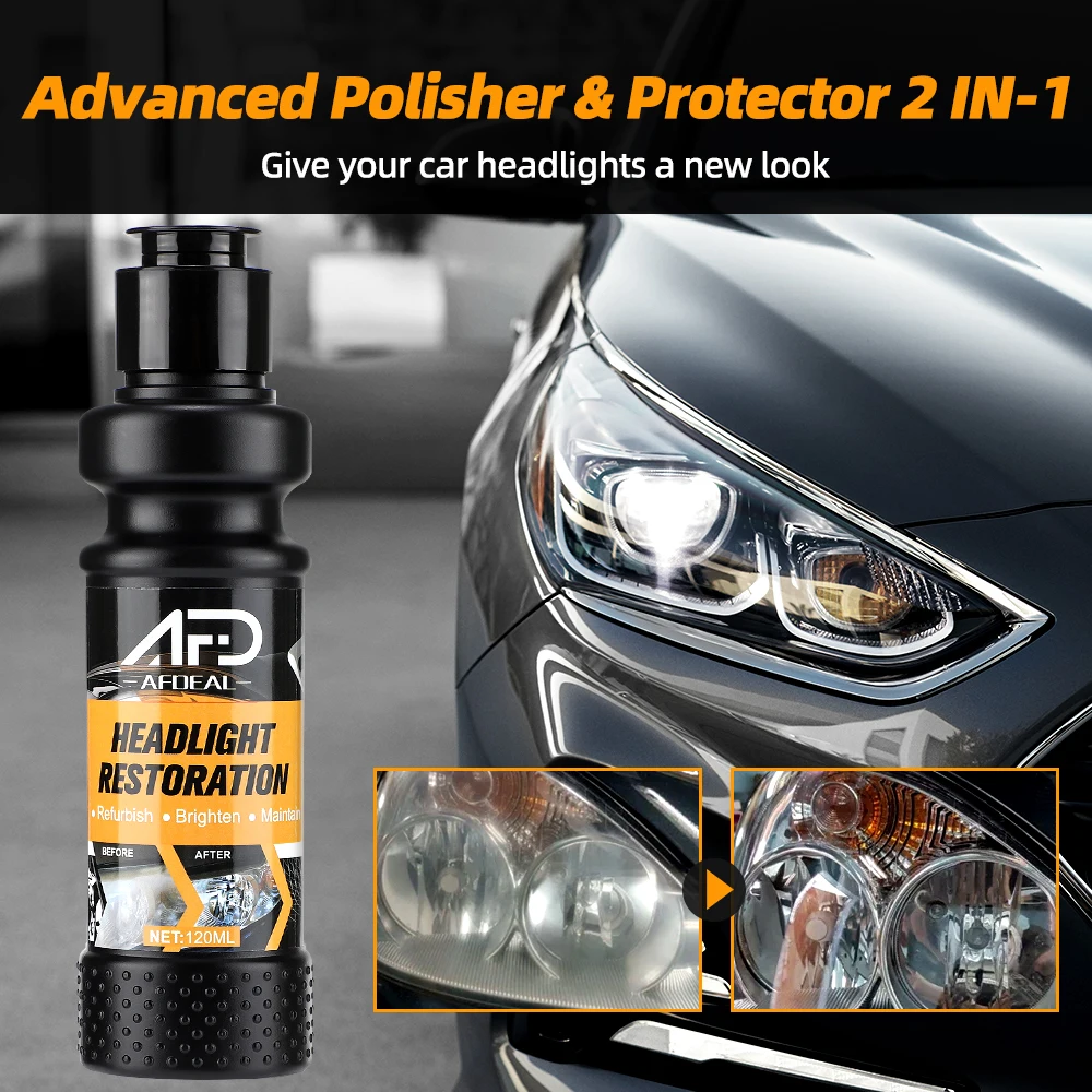 Car Headlight Restoration Polishing Headlamp Scratch Remover Repair Cleaning Paste Remove Oxidation Headlight Polish Liquid: 3 - 5 Days Free Delivery Only UK