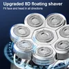 Head Shavers for Bald Men 5 in 1 Electric Razors for Men Multifunctional Bald Head Shaver Cordless Grooming Kit Electric Shaver 2