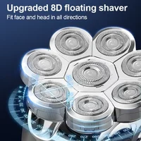 Head Shavers for Bald Men 5 in 1 Electric Razors for Men Multifunctional Bald Head Shaver Cordless Grooming Kit Electric Shaver 2