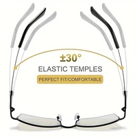 Lunettes de lecture multifocales progressives intelligentes pour hommes et femmes, à double usage, anti-lumière bleue, à réglage automatique 5
