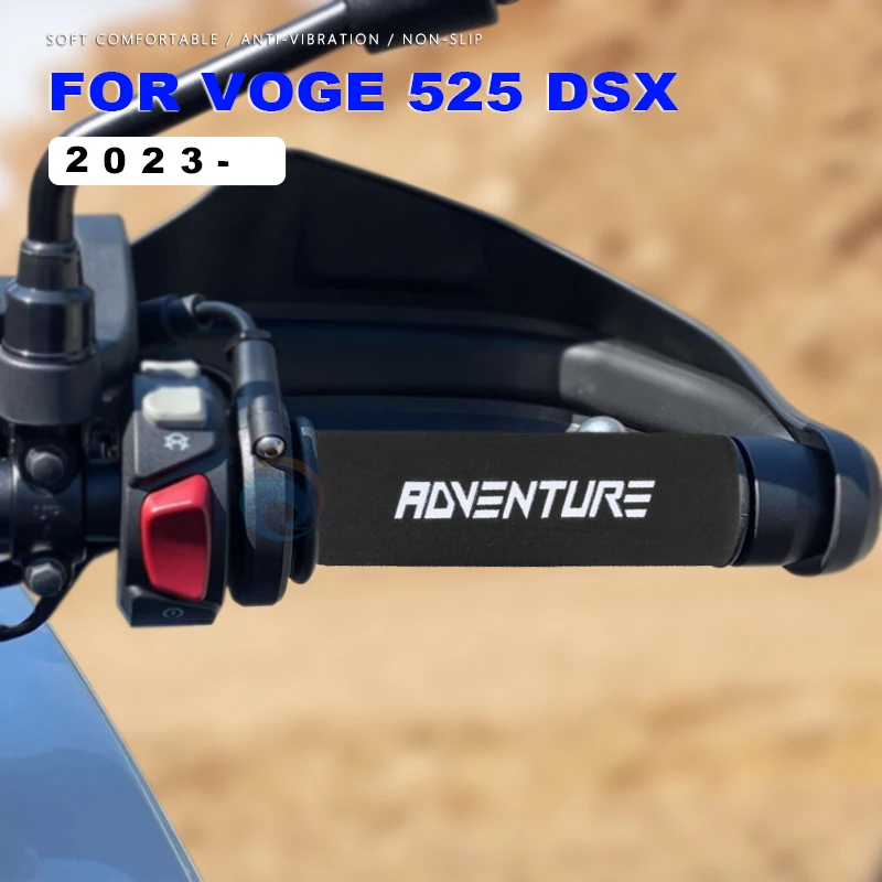 Manopole Moto Spugna Per Voge Valico 525 Dsx 2023 Accessori Loncin Ds525X 525Dsx Dsx525 Impugnatura Morbida Manubrio Impugnatura