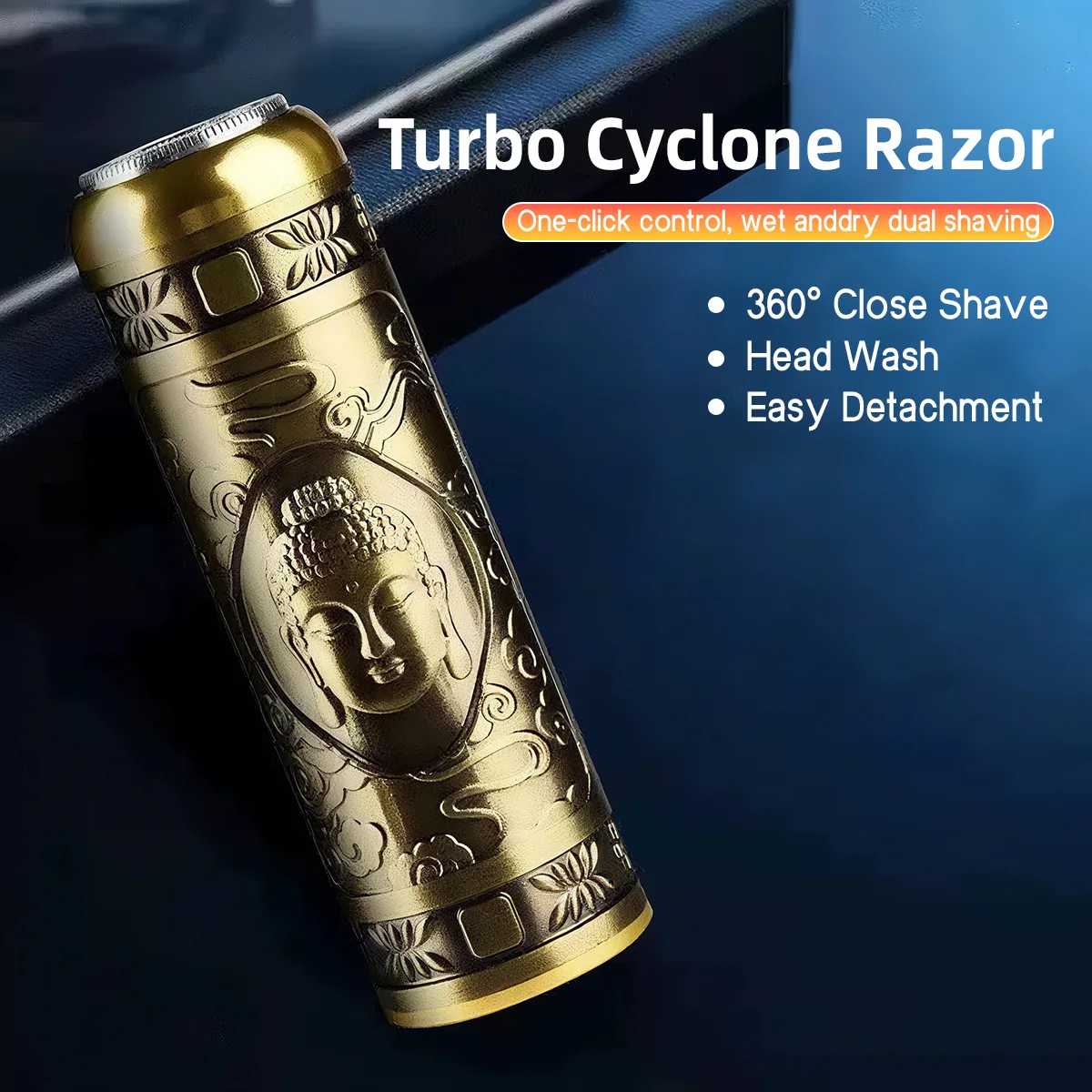 Waterproof Electric Beard Trimmer Shaver for Men