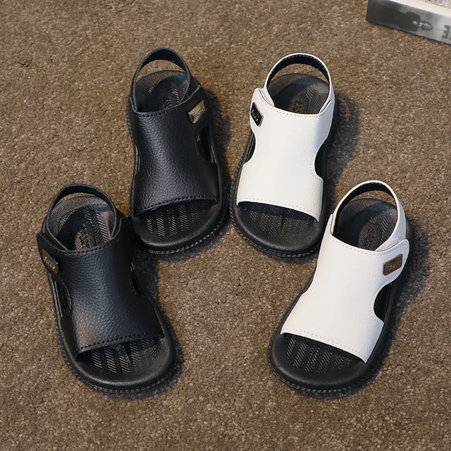 Sandales d'été pour garçons, chaussures légères à semelles souples pour enfants de 1 à 16 ans, chaussures de plage décontractées, antidérapantes, nouvelle collection 2025 1