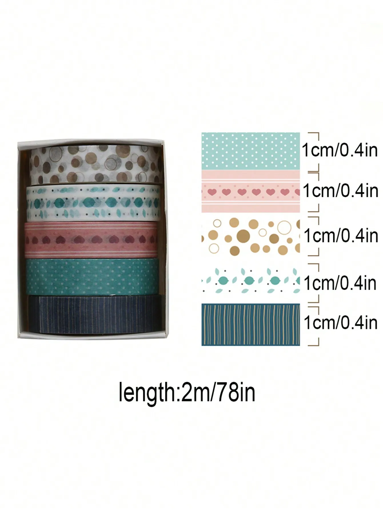Minimalist Solid Color Washi Tape Set - Decorative Craft Tape for Journaling, Scrapbooking, and Gifts