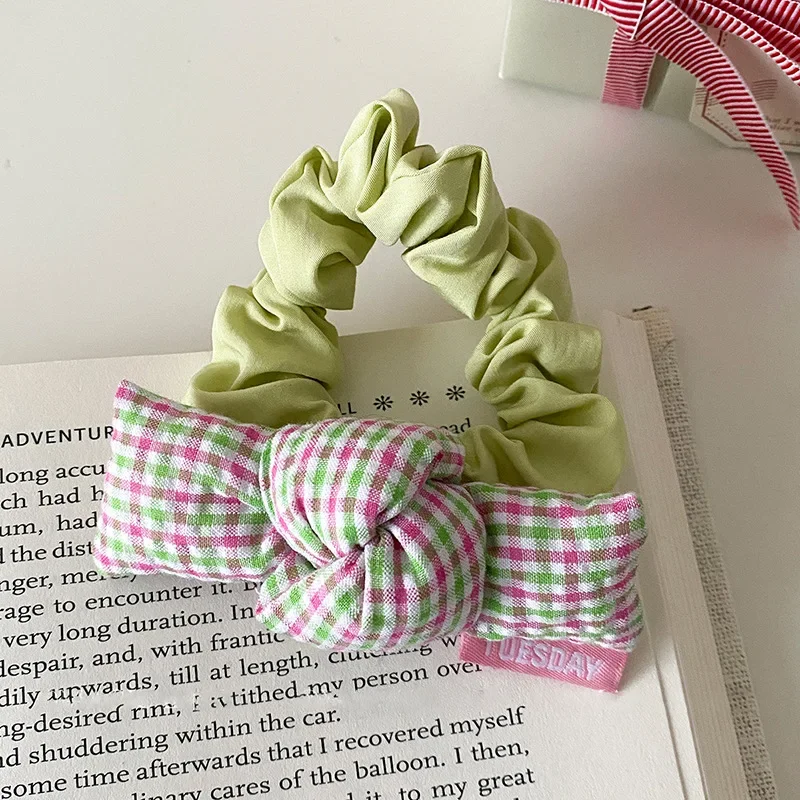 Floral Bow Scrunchies - Cute & Sweet Hair Accessories