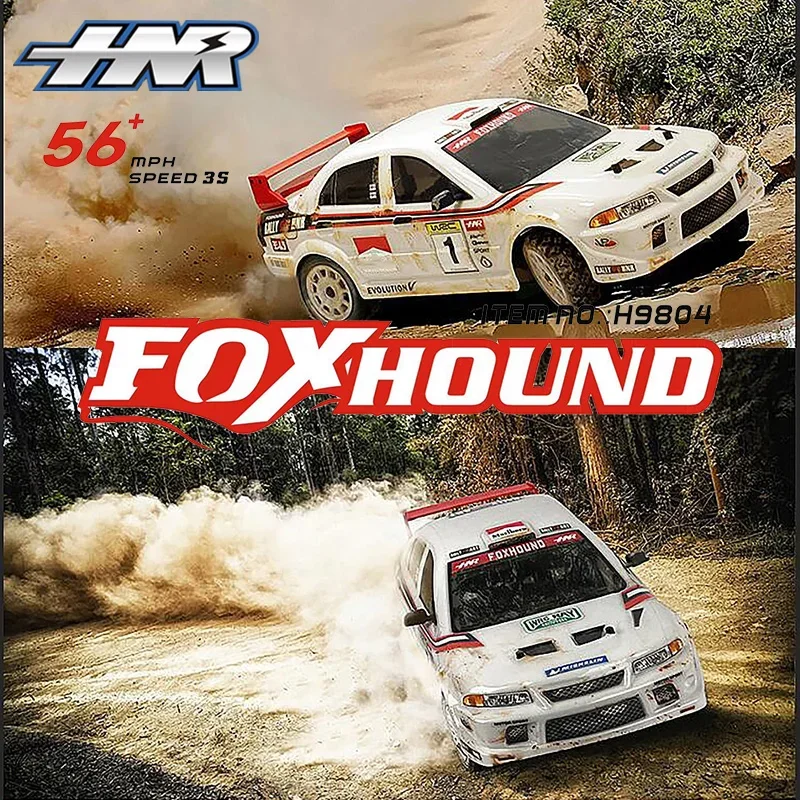 Electric Four Wheel Drive Brushless Rally Car RC Model