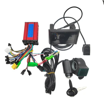 Controller brushless per bici elettrica/scooter elettrico 24V 36V 48V 60V 250W 350W 20A con display LCD e acceleratore per bici elettrica