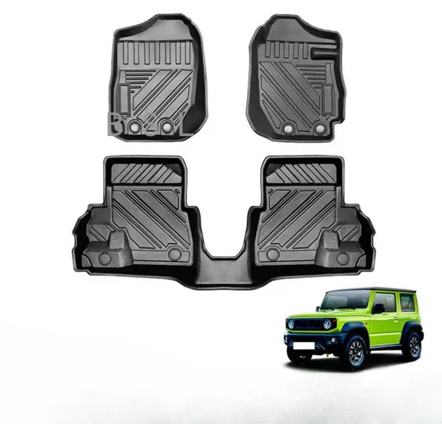 

3D TPE LHD RHD Floor Car Mat For Suzuki Jimny 2019-2022 JB74 64 Car Foot Pad Black Floor Liner Surrounded Carpet 4x4 Accessories