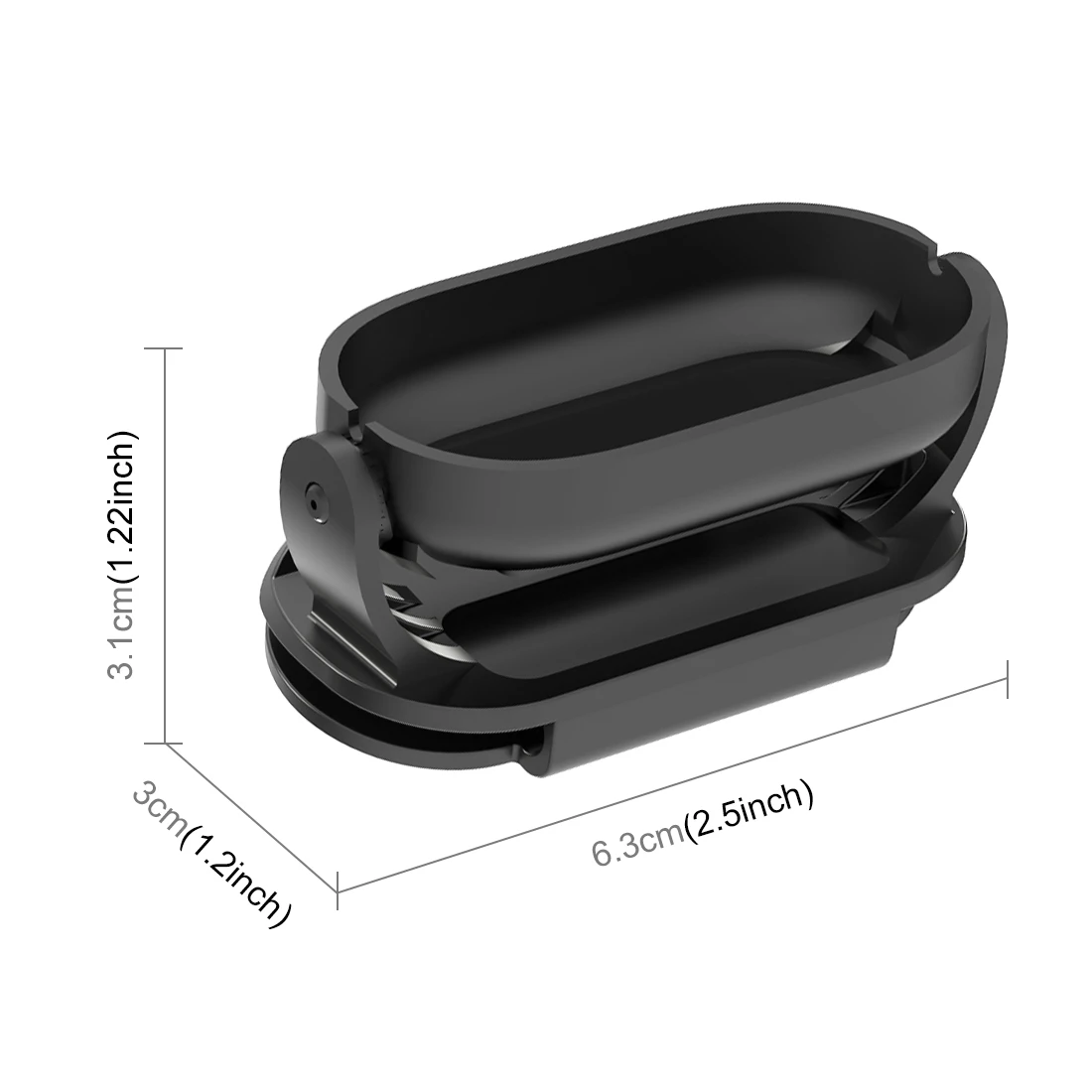 For Insta360 GO3 / GO 3S PULUZ Easy Clip Hat Clip Quick Release Clamp Magnetic Frame Fixed Mount