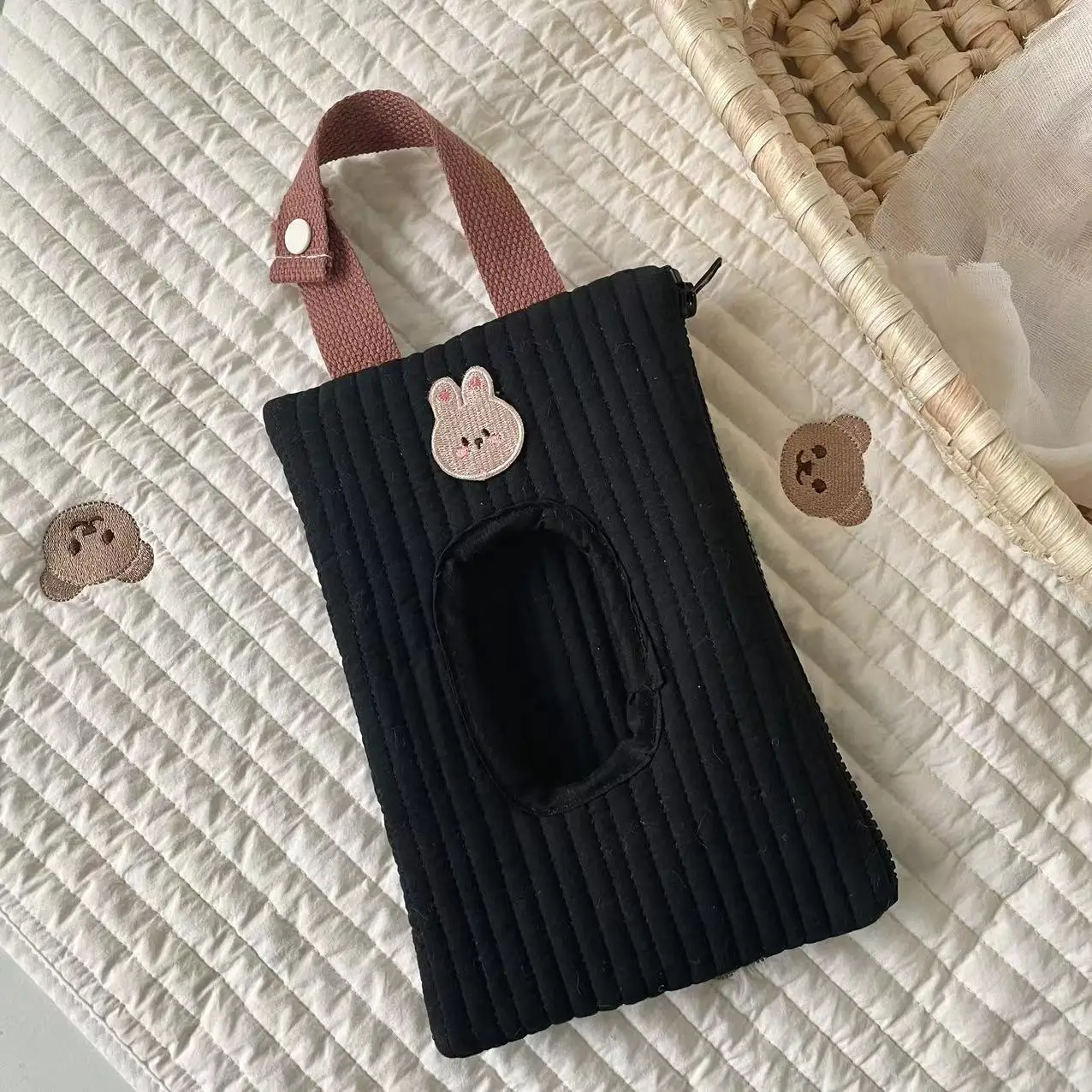 Kinderwagen Zubehör Feucht tücher Fall Taschentuch Box Reise Auto tragbare Aufbewahrung tasche Handtuch bezug Neugeborene Hänge tasche für Wagen neu – Detail 15