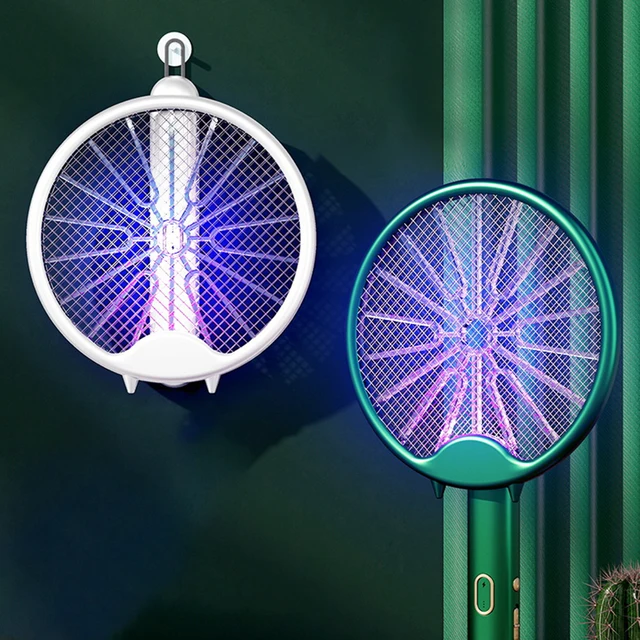 3000V Elektromos Szúnyog Ütő Szúnyoggyilkos Lámpa Usb Újratölthető Swatter Fly Riellent Cc - Image 5