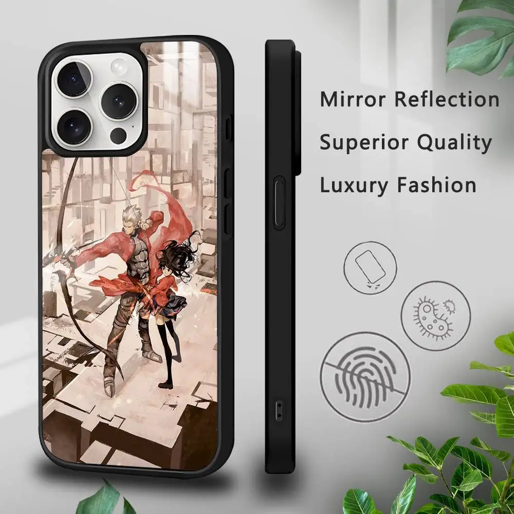 日本のアニメFate/stay night iPhone 16 15 14 13 12 11 Pro Xs Max