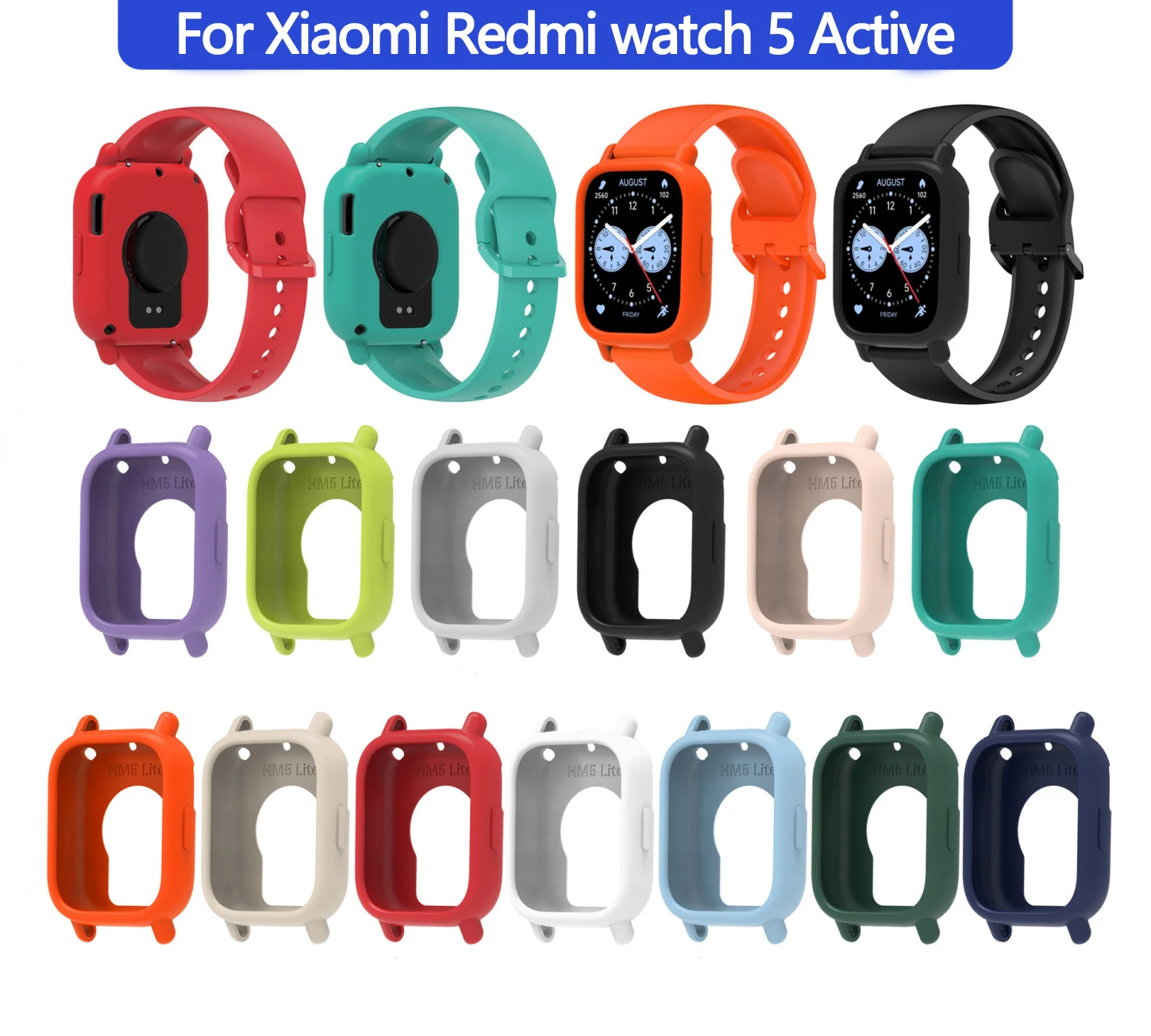 Silicone Anti-Scratch Protective Watch Case Cover