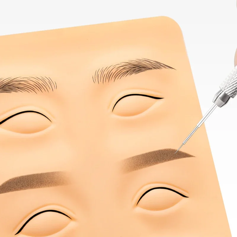 Tattoo Practice Skin Silicone Eyebrow Eye Block Eyelid Semi-permanent Makeup Eyeliner Exercise