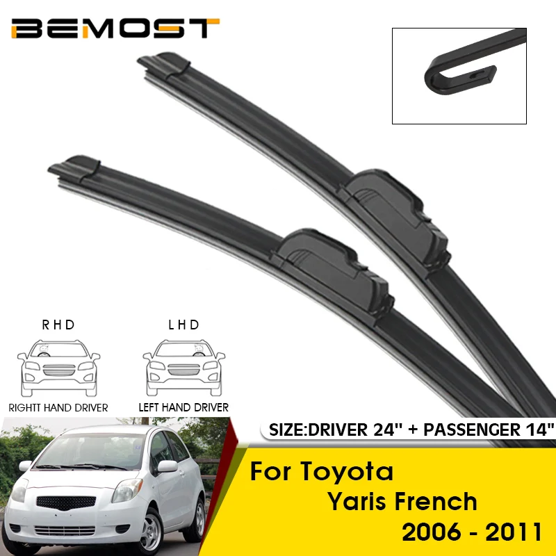 HEYNER Wisserbladen Voor Toyota Yaris 2011-2019 Voor Achter Vervanging Set h2812HRC