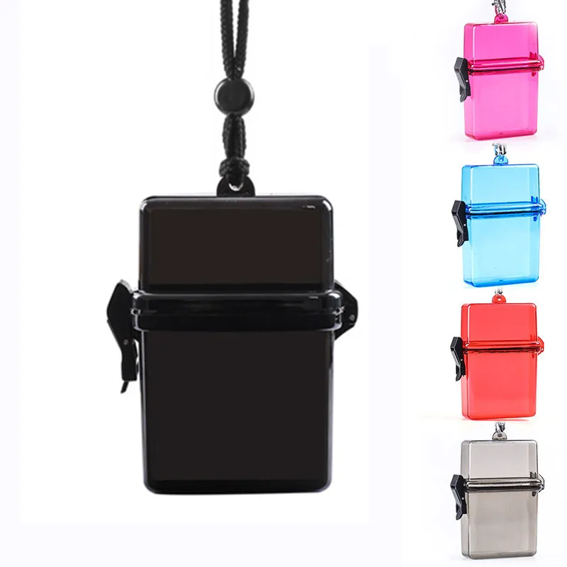 Hot Sale Scuba Diving Kayaking Waterproof Dry Storage Box Gear Accessories  Container Case Rope Clip for Money ID Cards Keys