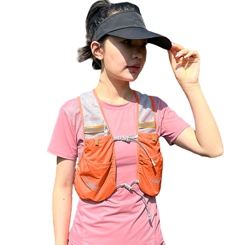 Outdoor Trail Running Backpack Ultralight Running Race Hydration Vest Breathable Jogging Vest for Marathon Cycling Hiking 4