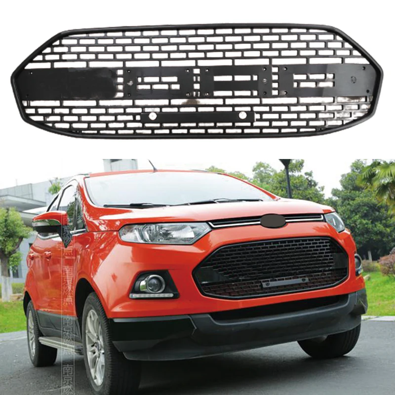 For Ecosport Racing Grills Front Sport Hood Grill for Ford