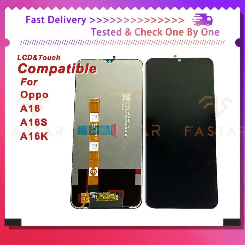 

ЖК-дисплей 6,52 "для Oppo A16 A16S A16K, сенсорный дигитайзер в сборе, сменный экран для телефона Oppo A16 A16S A16K, оригинал