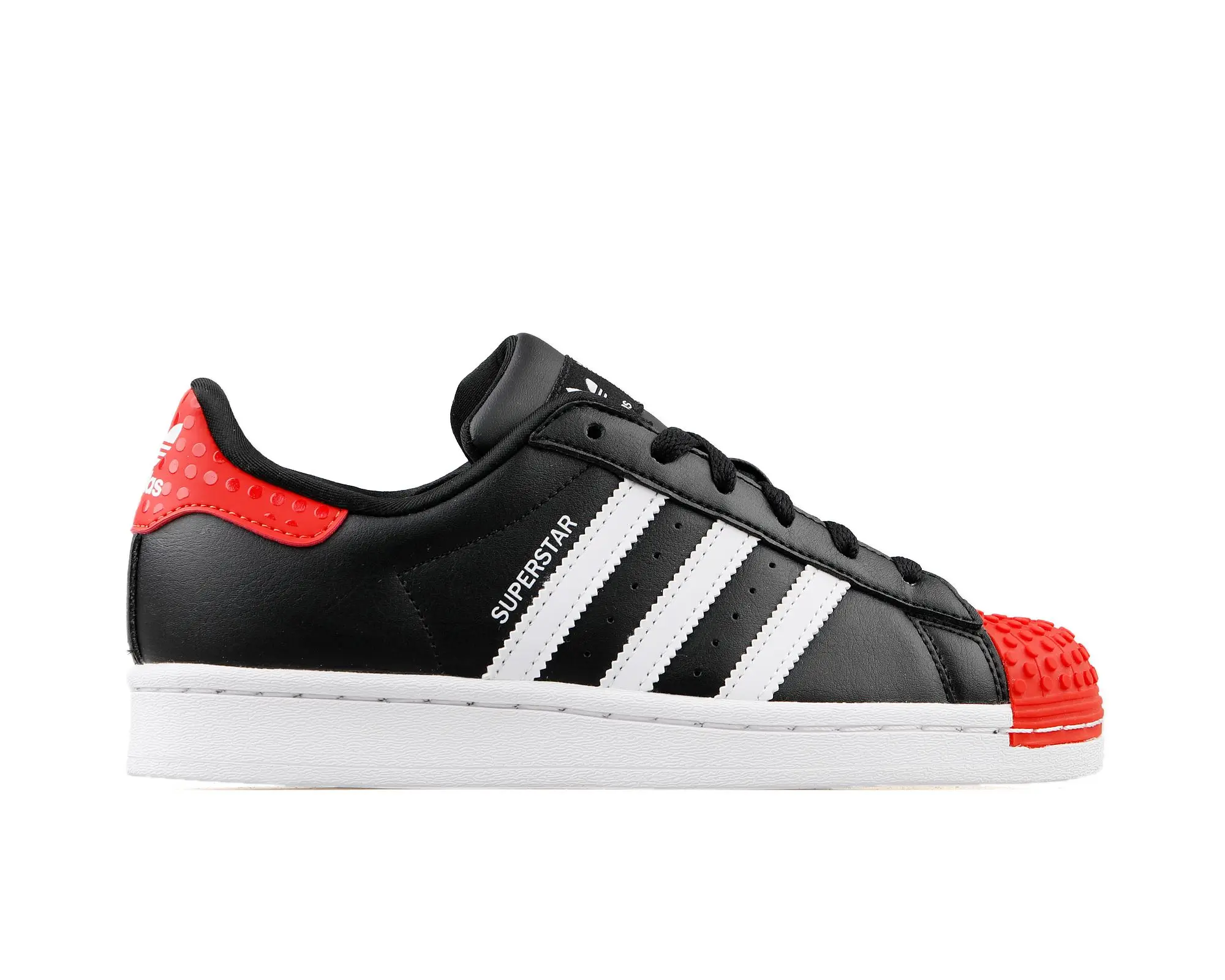 Adidas Original Superstar J Black Kids Shoes Unisex Girls & Boys Casual Sneakers