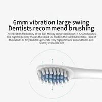Electric Ultrasonic Toothbrush Six Speed Mode Home Soft Hair USB Charging Waterproof Adult Tooth Cleaner Automatic Couple Set 3