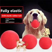Dog Bouncy Balls, Indestructible Drop Resistant Solid Rubber Bouncing Ball, Bite Training For Medium Large Dogs Aggressive 1