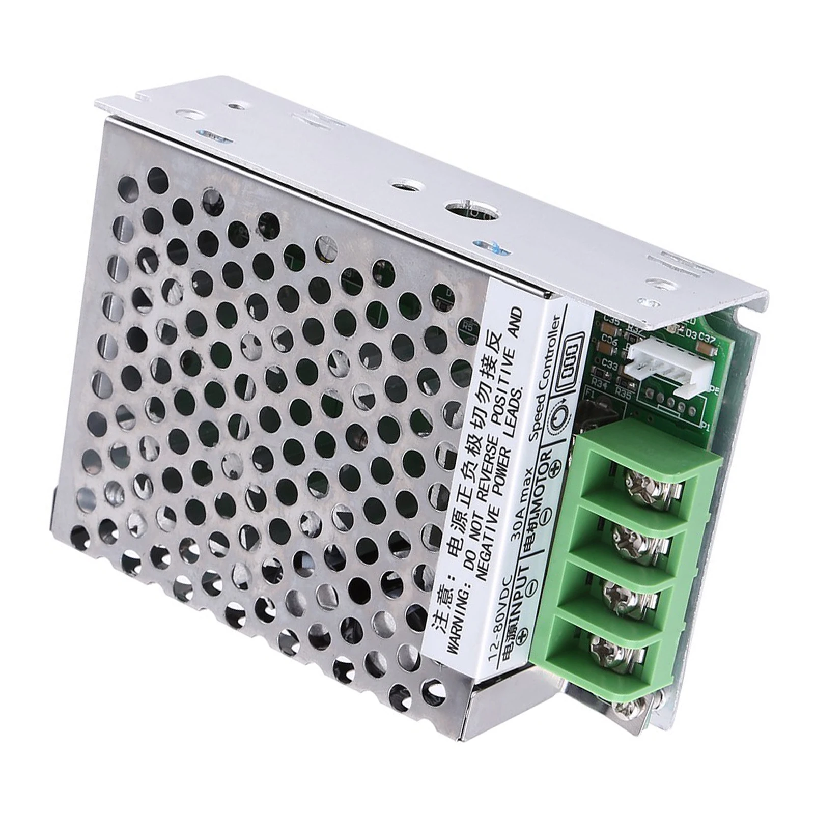 Motor Soft Starter PWM Controller 12-80V 30A PWM Motor Speed Controller Governor With Digital Display Panel