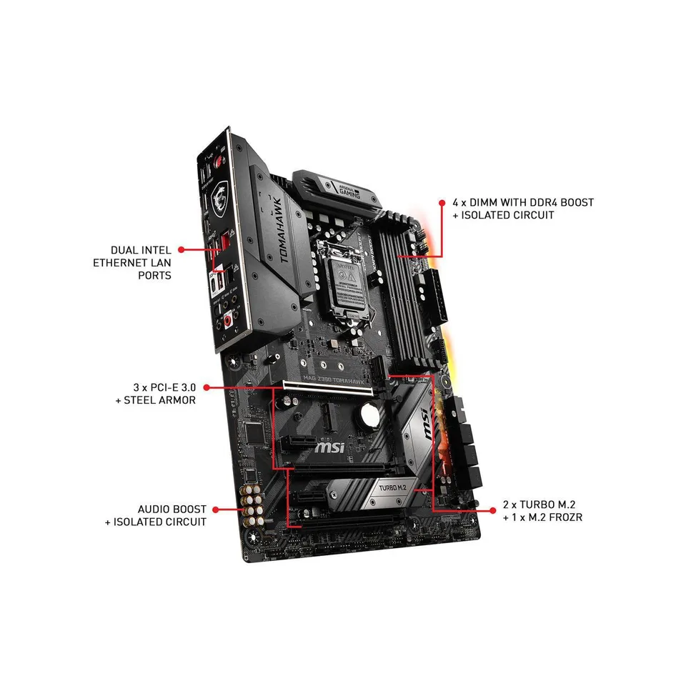 MSI MAG Z390 TOMAHAWK マザーボード Amazon.com: MSI MAG Z390 Tomahawk LGA1151 (Intel 8th and 9th