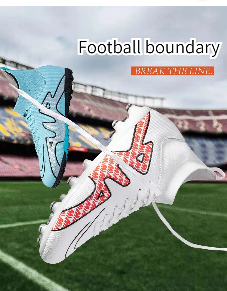Fußballschuhe TF/FG Fußballplatzstiefel Herren Outdoor-Sportschuhe Anti-Rutsch-Grasspieltraining Erwachsene Hohe Qualität_voghion.com