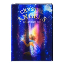 

2022 New Small Exquisite Laser Divination Home Entertainment Oracle Card Crystal Angel