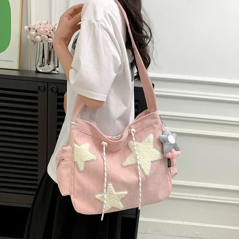 Star Shaped Messenger Bag for Women Girls Japanese Y2k Kawaii