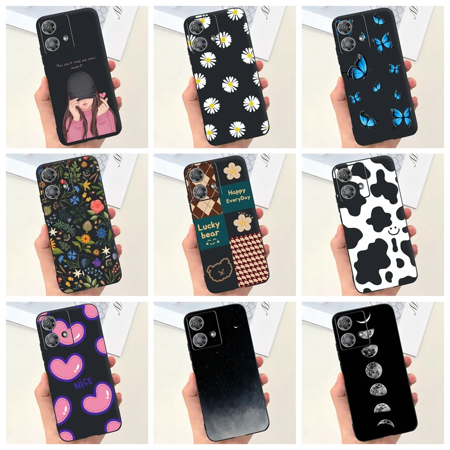 Per Motorola Moto Edge 40 Neo 5G Custodia Morbida In Silicone Liquido Antiurto Per Funda Motorola Edge 40 Edge40 Neo Jelly Girly