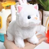 Children Pretend Play Simulation Plush Animals Eelectric Walking Cute Stuffed Dog Cat Backpack Set Education Toy for Girls 4