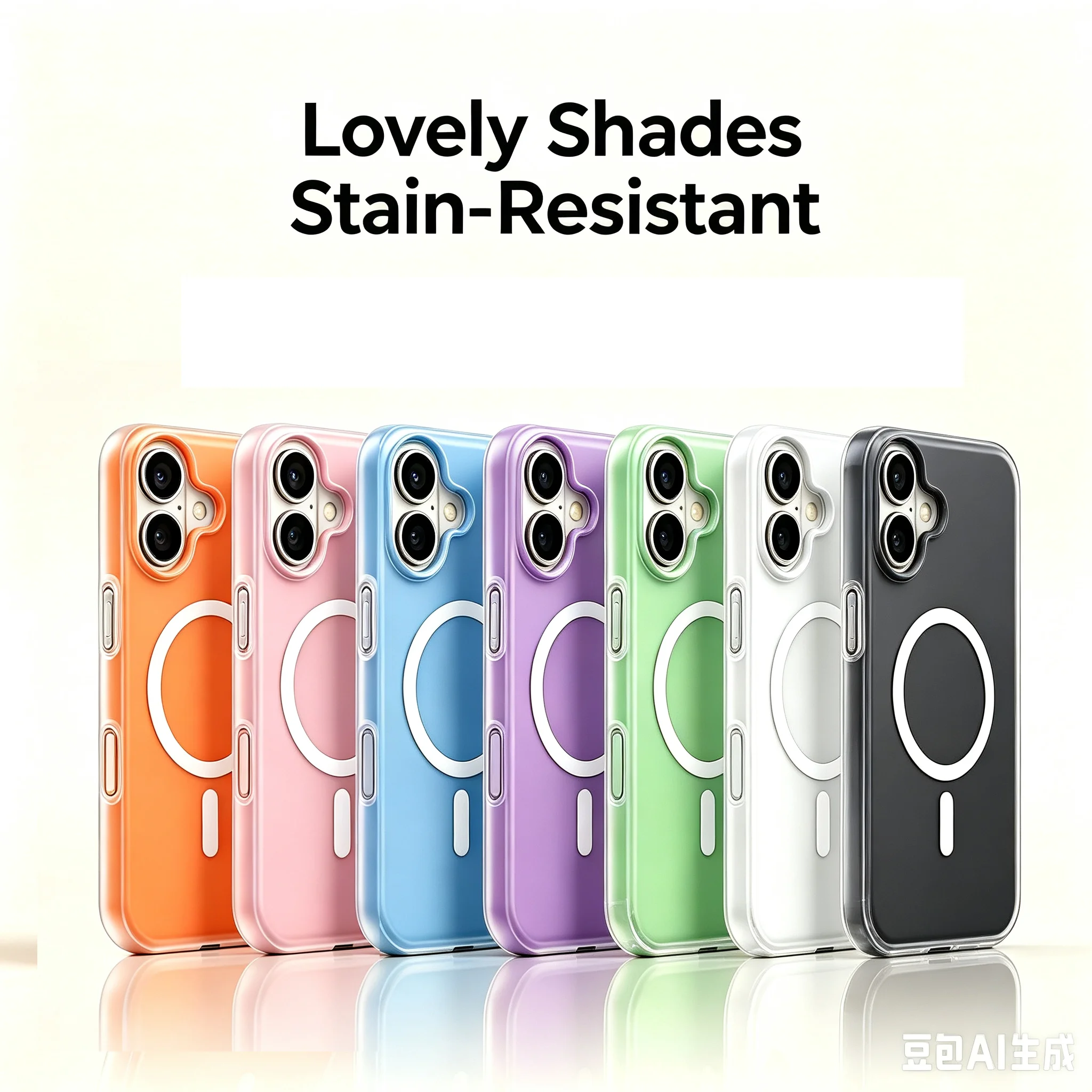 MagSafe-Compatible Candy Color Magnetic Silicone Case with Drop-Resistance